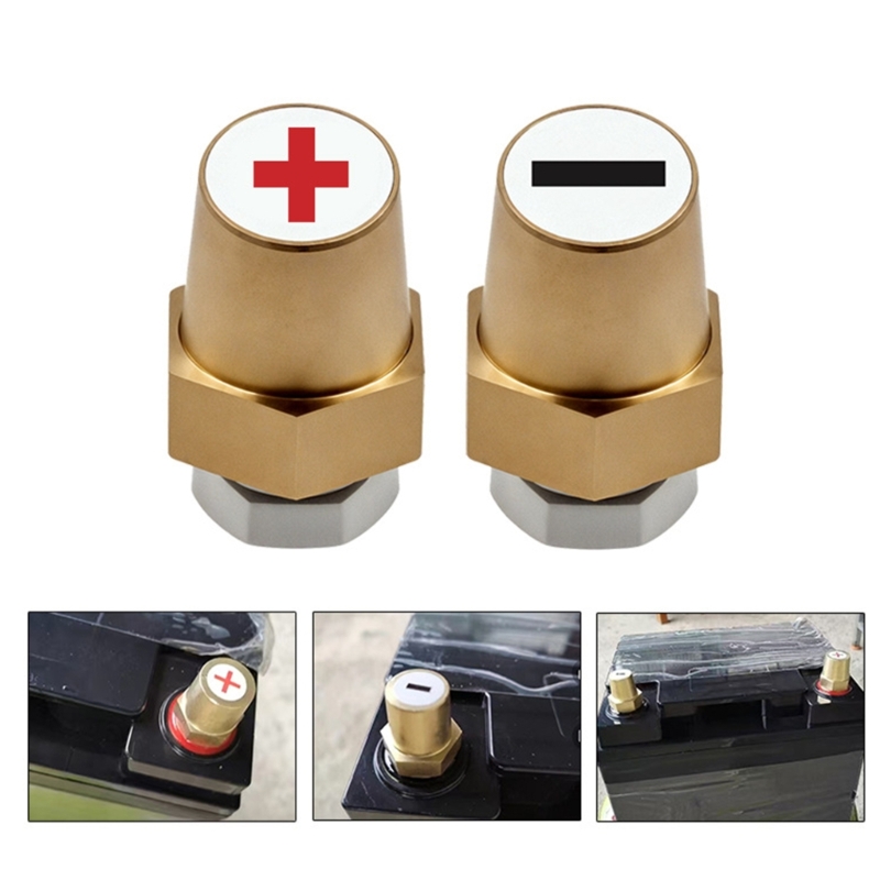 Battery Terminal Clamps Quick Release Brass - 1 par braçadeiras para terminais bateria,