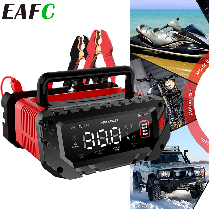Lifepo4 Battery Charger Smart Automatic - EAFC 30A Carregador de bateria de