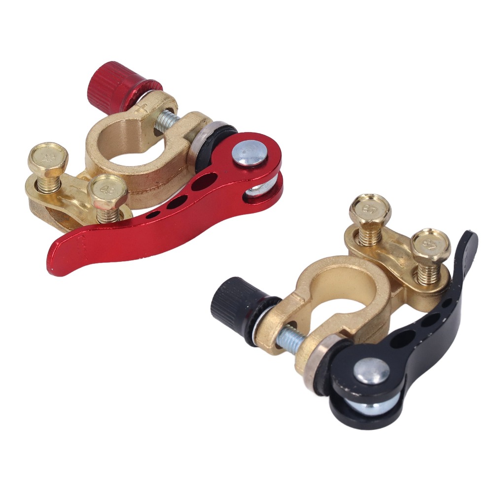 Battery Terminal Clamps Quick Release Brass - 2 conectores de terminal de bateria