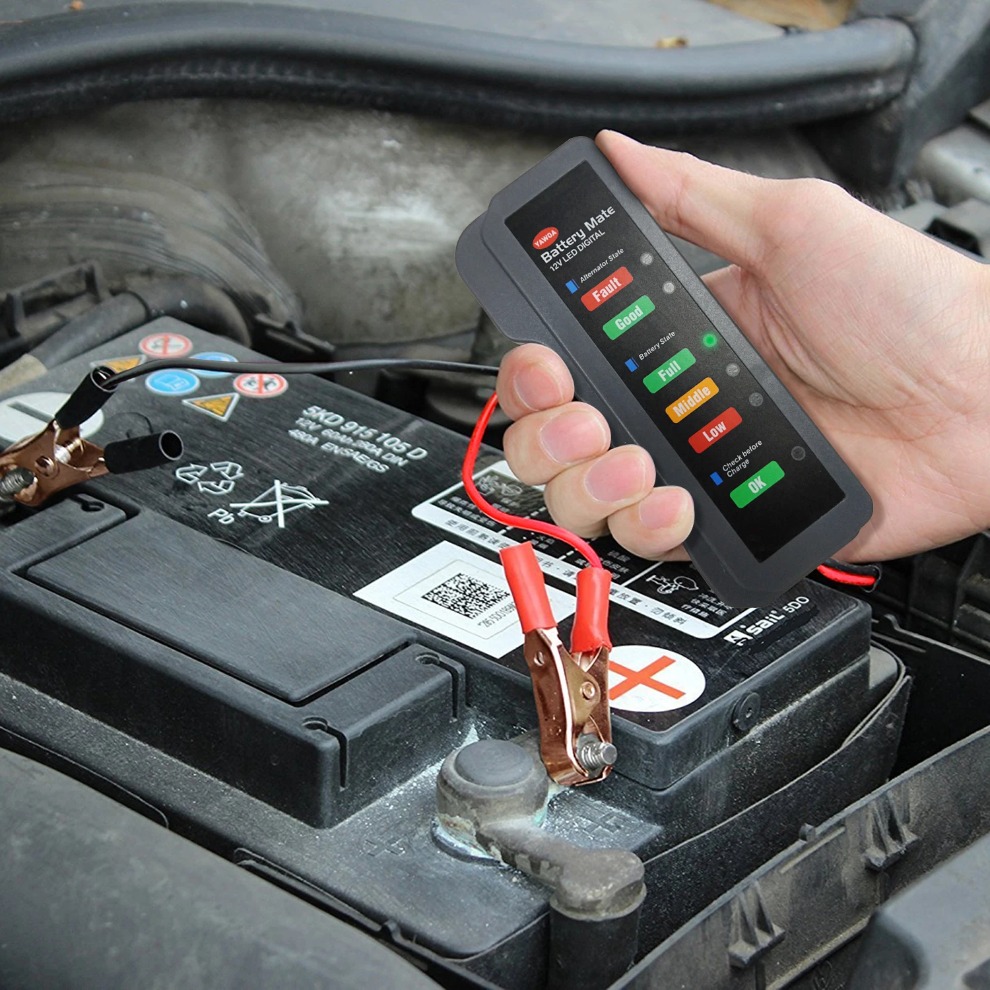 Alternator Tester Digital Diagnostic Tool - Mini testador de bateria de carro
