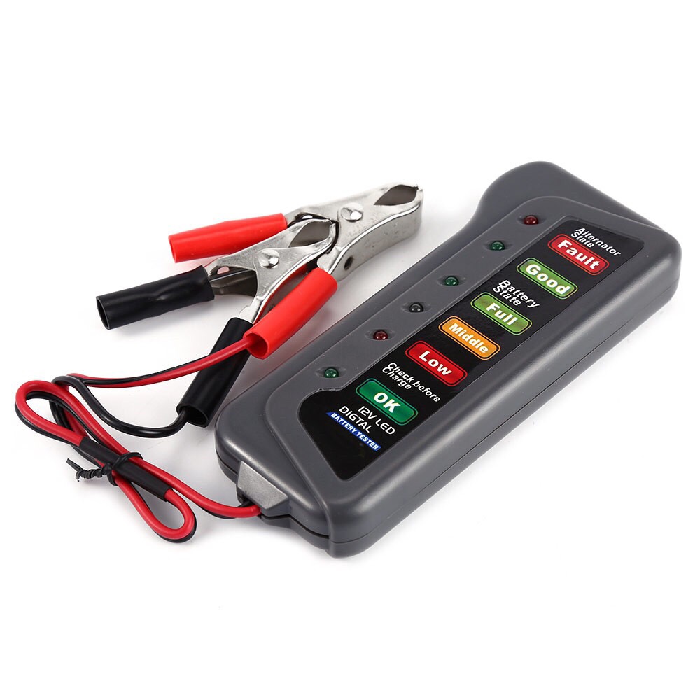 Alternator Tester Digital Diagnostic Tool - Testador de bateria de carro 12v,