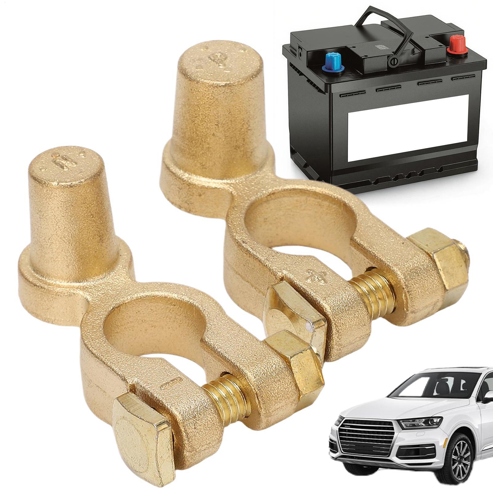 Battery Terminal Clamps Quick Release Brass - 1 par de terminais de bateria