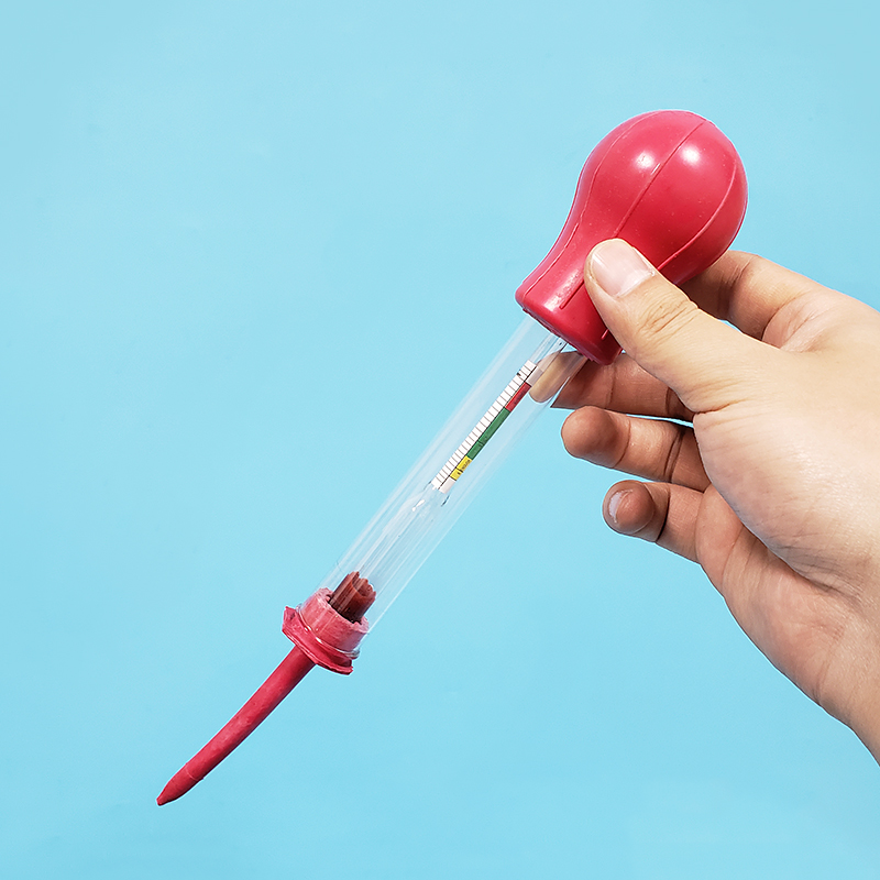 Battery Hydrometer Specific Gravity Tester - Ventosa Vidro Eletrolítico Float Medidor, Battery
