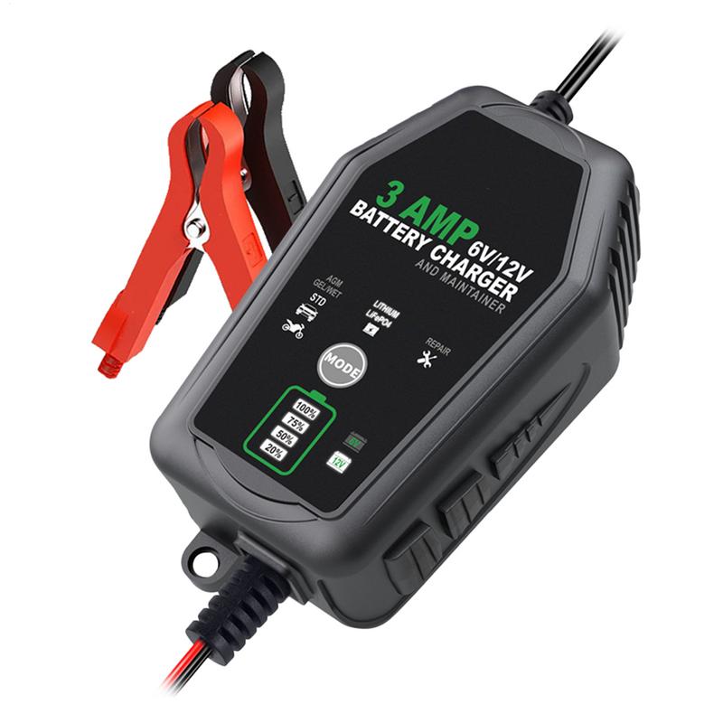 Lifepo4 Battery Charger Smart Automatic - 3000ma 6v 12v totalmente automático inteligente