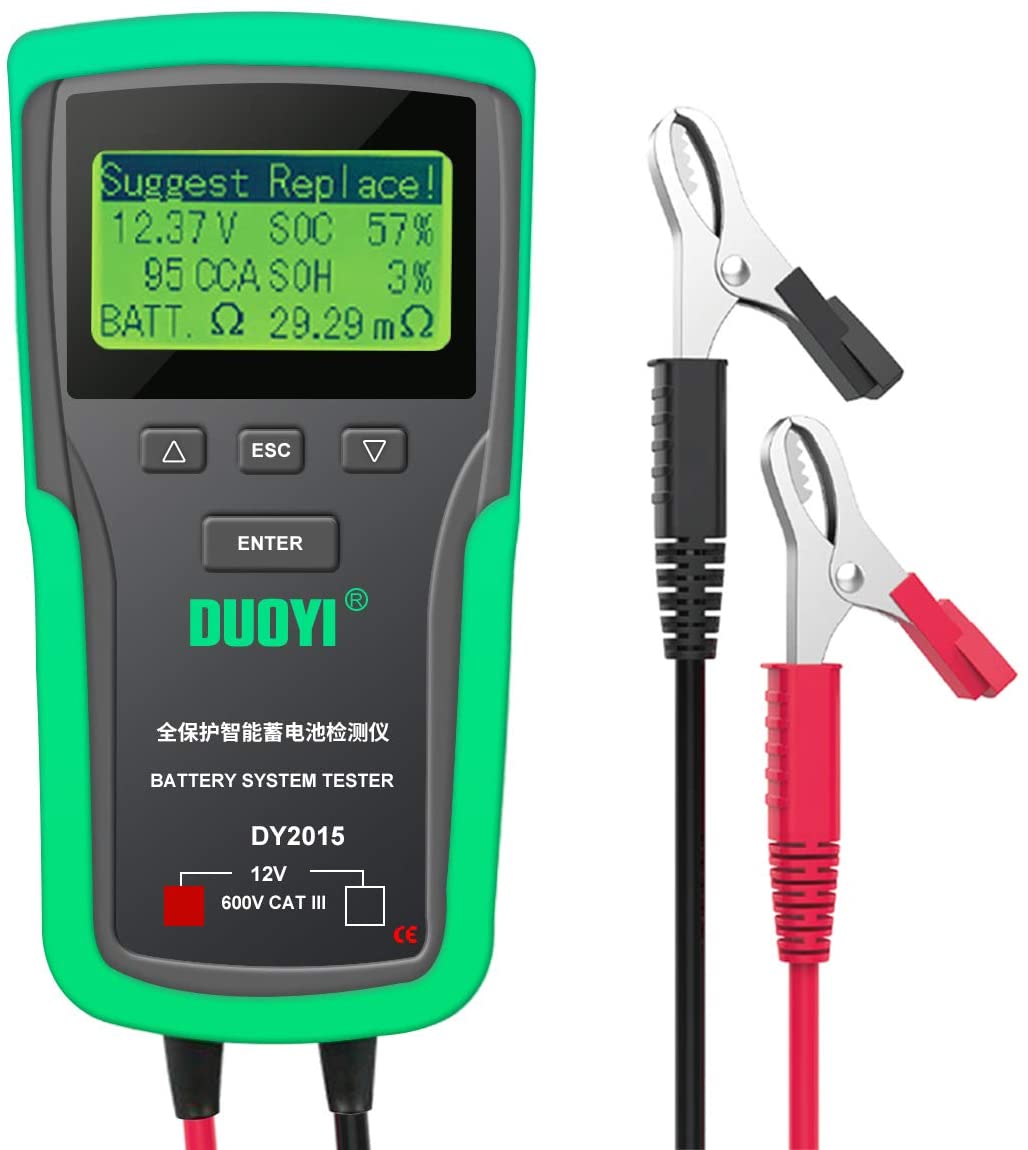 Car Battery Load Tester Digital Cranking - Duoyi dy2015 12v testador de sistema