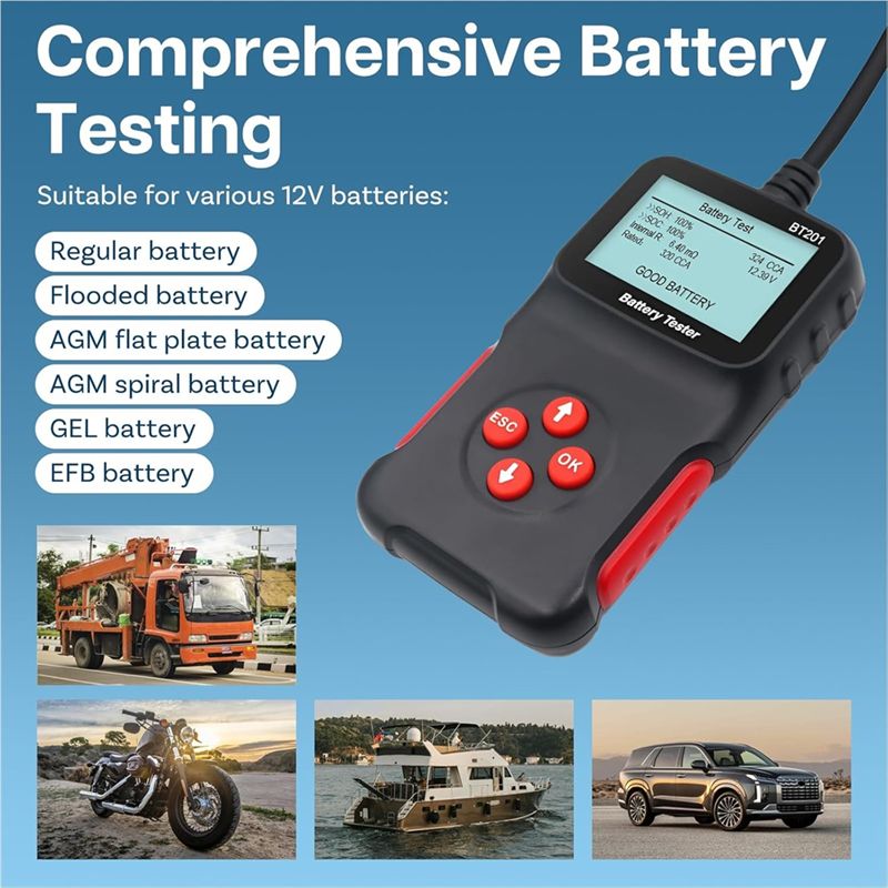 AA94 – Testador de baterias de - Alternator Tester Digital Diagnostic Tool avaliação e preço