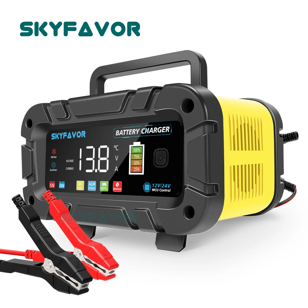 Carregador de Bateria Automáti - Smart Car Battery Charger 12V 24V 20A avaliação e preço