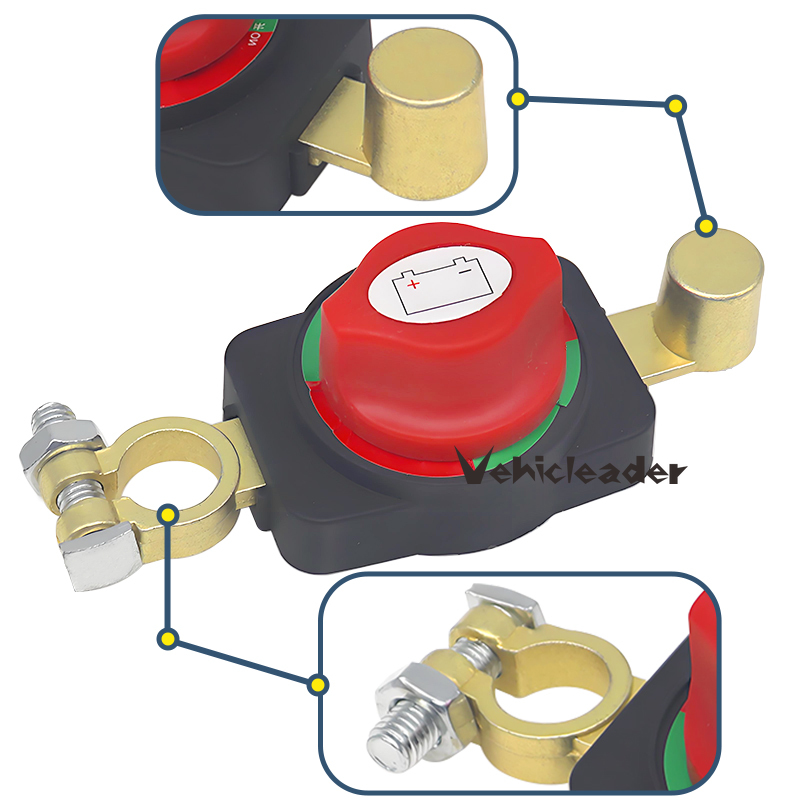 12-48v interruptor principal d - Battery Disconnect Switch Master Cut Off avaliação e preço