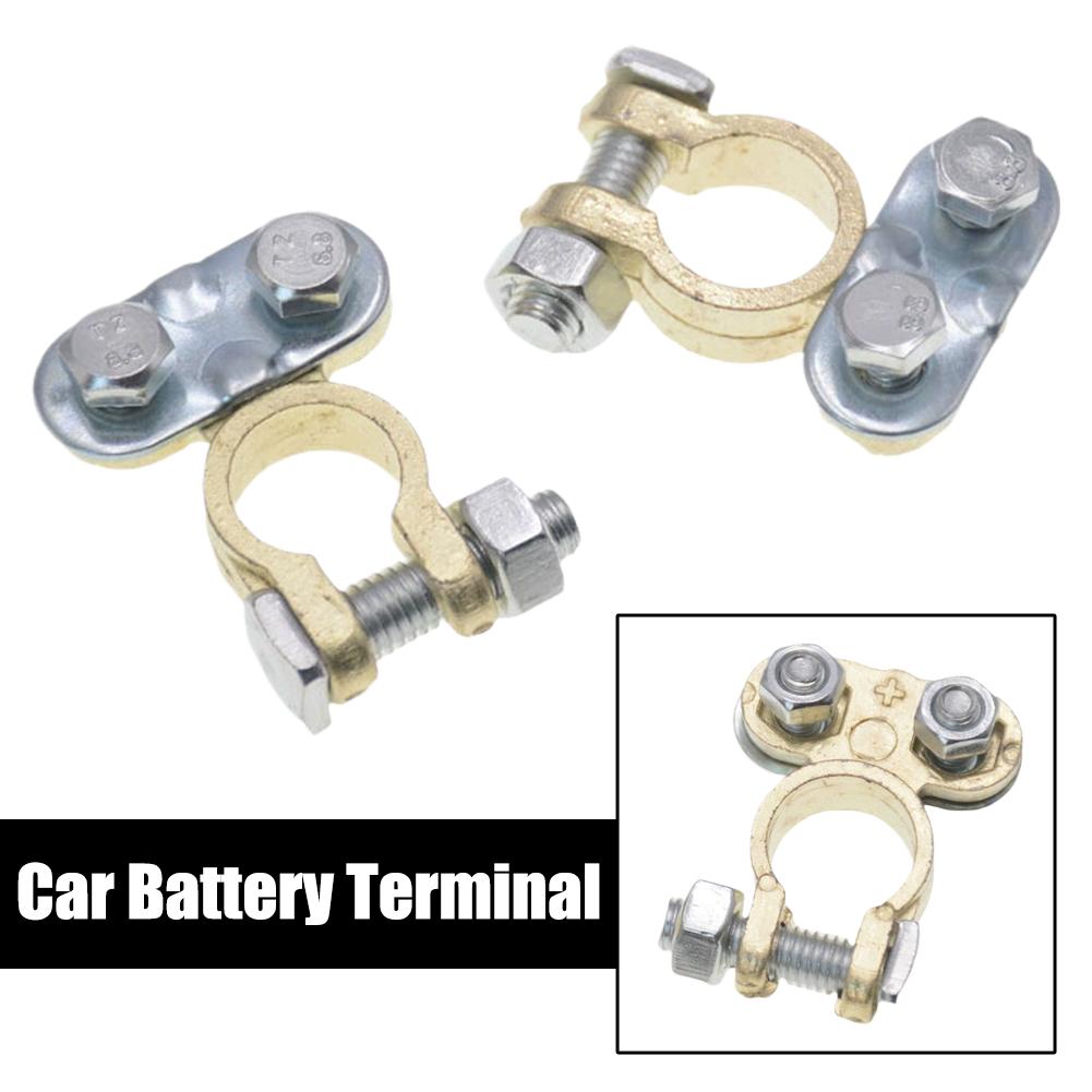 1 par de terminais de bateria, - Battery Terminal Clamps Quick Release Brass avaliação e preço