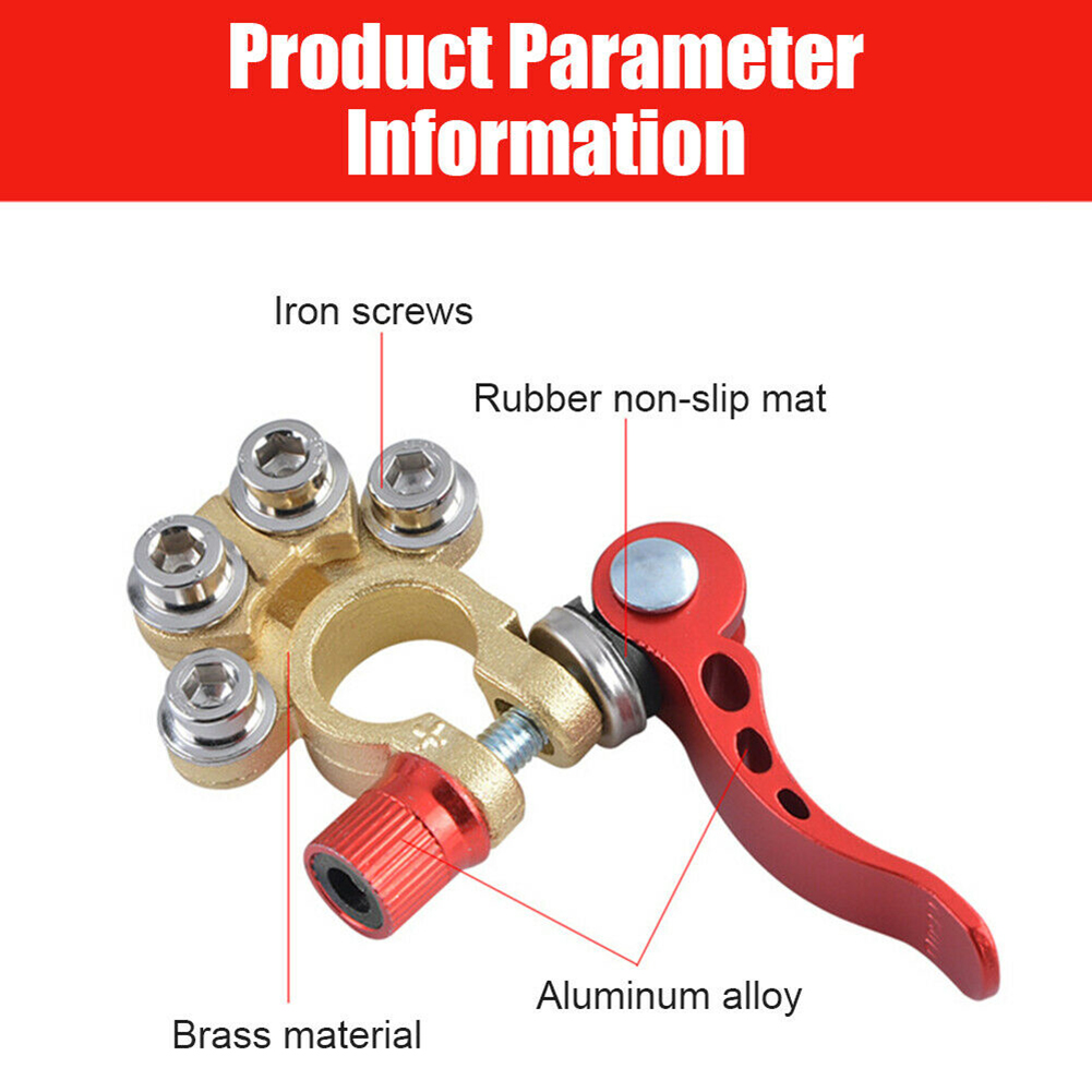 Conectores de Terminal de Bate - Battery Terminal Clamps Quick Release Brass avaliação e preço