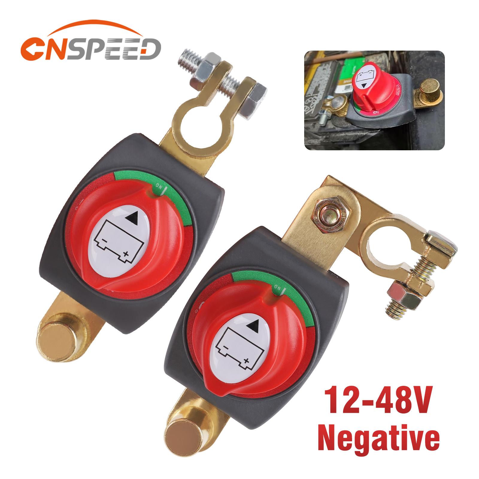 Cnspeed 12v-48v poste superior - Battery Disconnect Switch Master Cut Off avaliação e preço