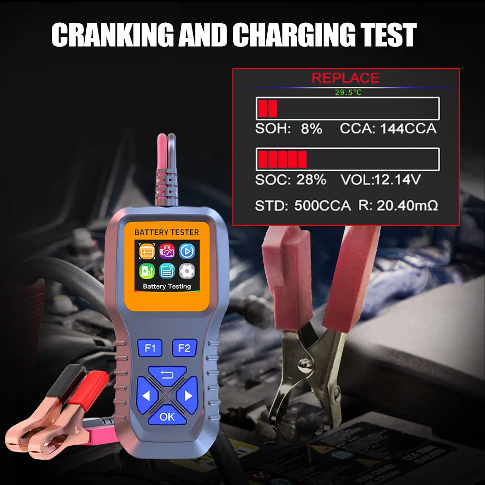 Testador de Bateria Automotiva - Alternator Tester Digital Diagnostic Tool avaliação e preço