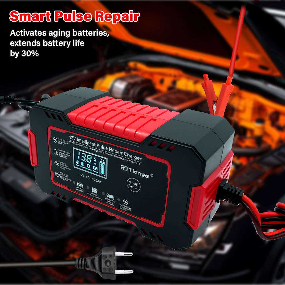 Carregador de Bateria para Car - Smart Car Battery Charger 12V 24V 20A avaliação e preço