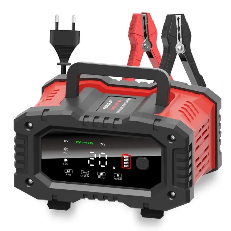 Carregador de bateria para car - Smart Car Battery Charger 12V 24V 20A avaliação e preço