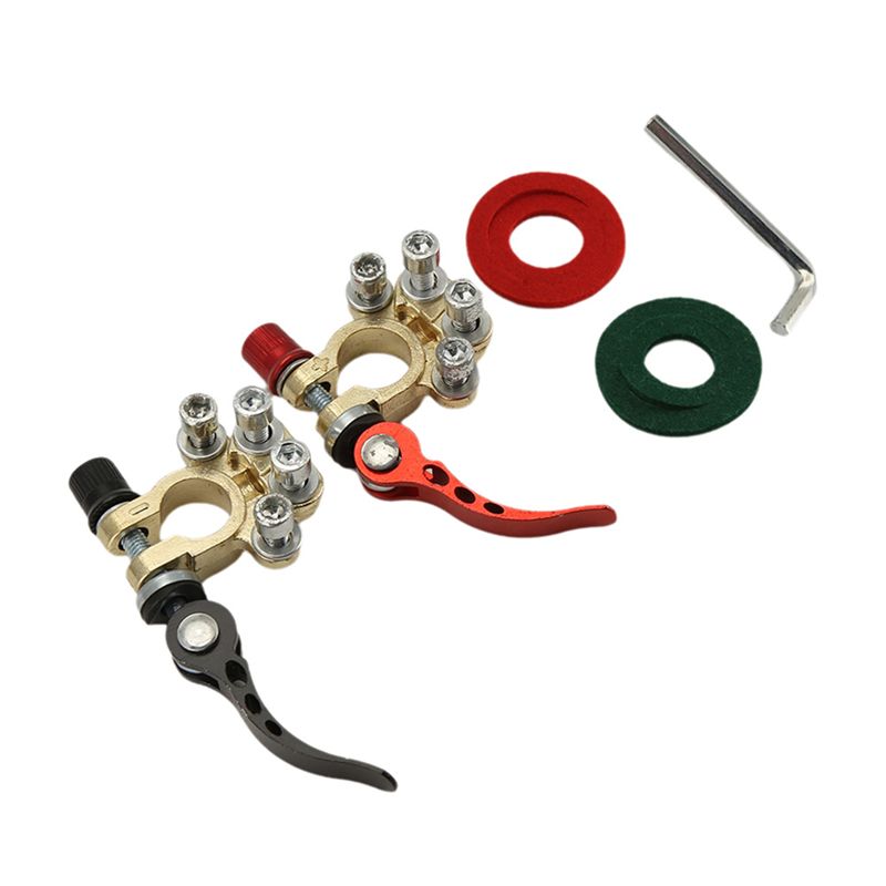 Terminais de Bateria N26R-12V  - Battery Terminal Clamps Quick Release Brass avaliação e preço