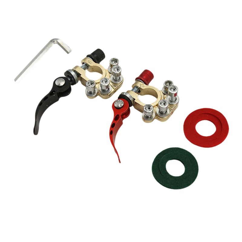 Terminais de Bateria N26R-12V  - Battery Terminal Clamps Quick Release Brass avaliação e preço