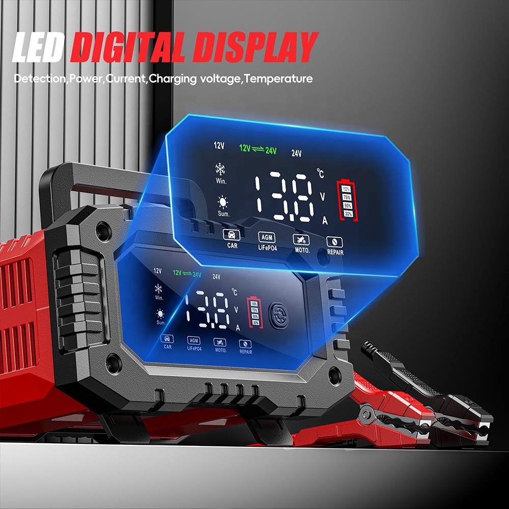 Carregador de Bateria Intelige - Smart Car Battery Charger 12V 24V 20A avaliação e preço