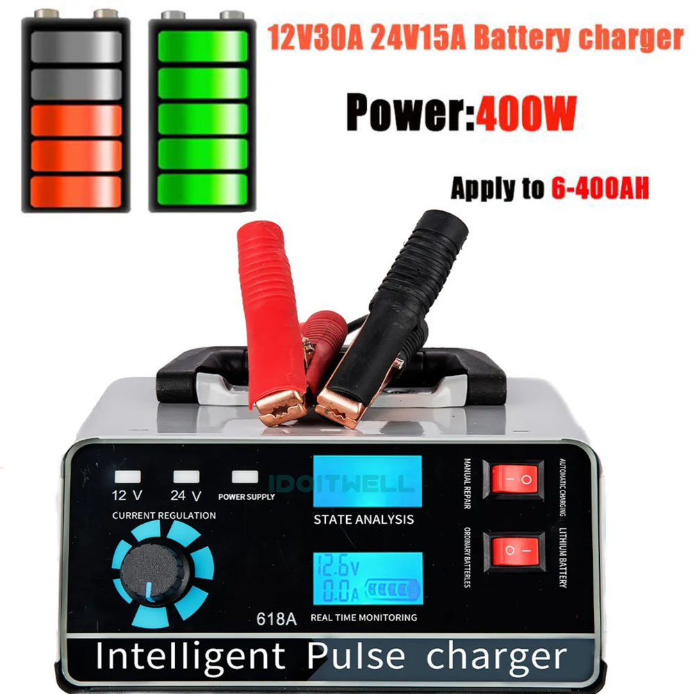Carregador de Bateria Intelige - Lead Acid Battery Pulse Repair Desulfator avaliação e preço
