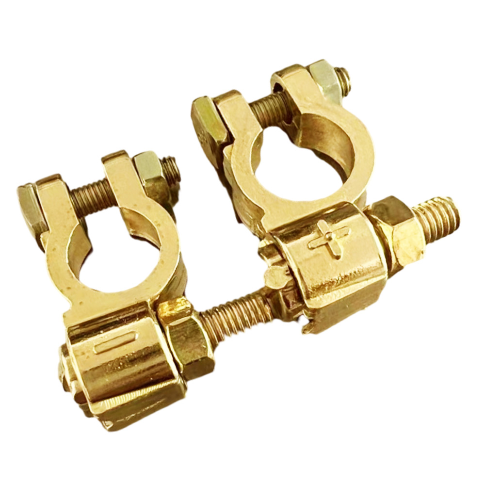 Terminais de bateria positiva  - Battery Terminal Clamps Quick Release Brass avaliação e preço