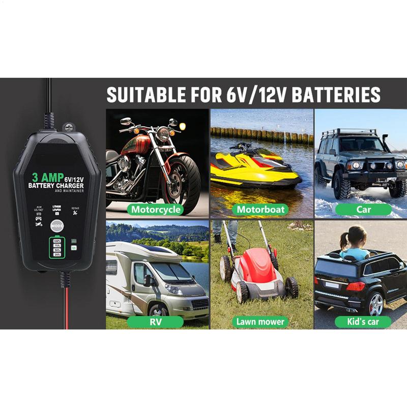 3000ma 6v 12v totalmente autom - Lifepo4 Battery Charger Smart Automatic avaliação e preço