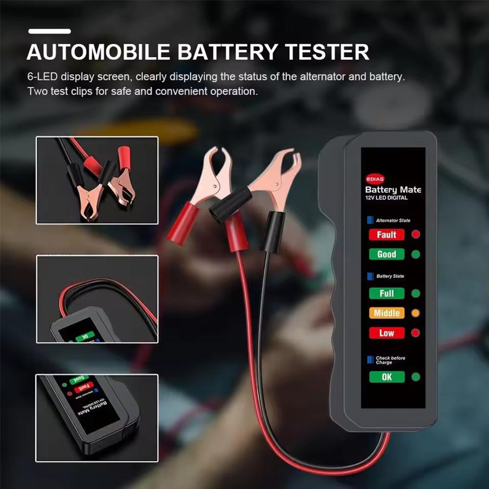 Testador de Bateria Automotiva - Alternator Tester Digital Diagnostic Tool avaliação e preço