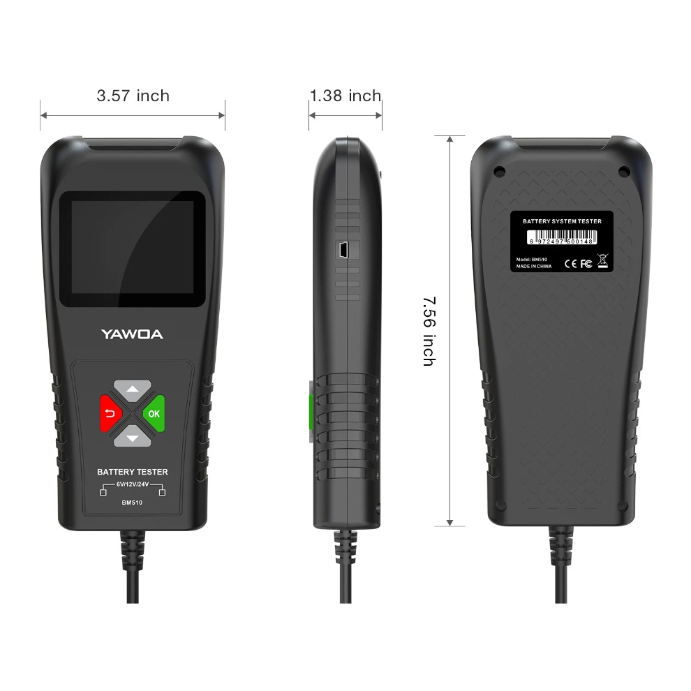 Testador de bateria de carro a - Car Battery Load Tester Digital Cranking avaliação e preço