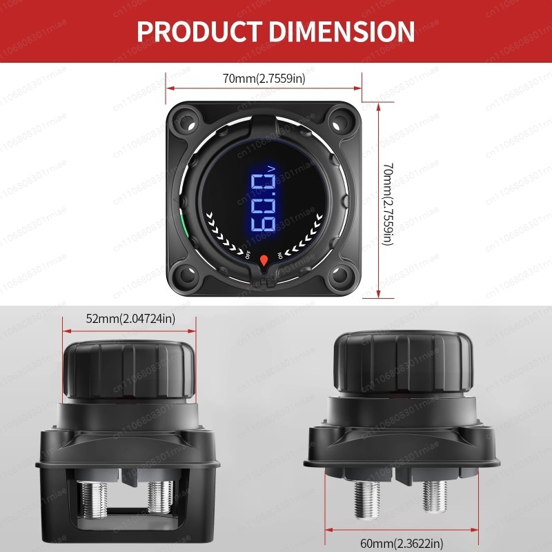 Interruptor de Desconexão de B - Battery Disconnect Switch Master Cut Off avaliação e preço